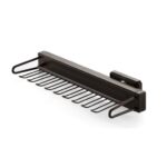 ΖΩΝΟΘΗΚΗ & ΓΡΑΒΑΤΟΘΗΚΗ ΠΛΑΙΝΗ ΣΥΡΟΜΕΝΗ ΜΕ ΦΡΕΝΟ EMUCA 6938813 ΜΟΚΑ ΜΕΤΑΛΛΙΚΗ