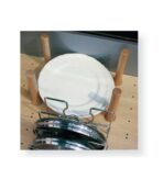 ΣΕΤ ΠΕΙΡΟΙ ΞΥΛΙΝΟΙ ΜΑΣΙΦ 3 ΤΕΜΑΧΙΩΝ BARREDO ΓΙΑ ΠΙΑΤΟΘΗΚΗ