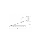 ΣΤΟΠ ΠΟΡΤΑΣ ΔΑΠΕΔΟΥ ΜΑΓΝΗΤΙΚΟ ΛΟΞΟ FINETTO ΜΕ ΛΑΜΑΚΙ ΙΝΟΧ