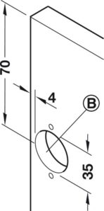 ΜΗΧΑΝΙΣΜΟΣ ΧΩΝΕΥΤΗΣ ΠΟΡΤΑΣ HAFELE POCKET DOOR