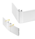 ΓΩΝΙΑ ΜΠΑΖΑΣ ΜΕ ΛΑΣΤΙΧΟ ΜΑΥΡΗ VOLPATO