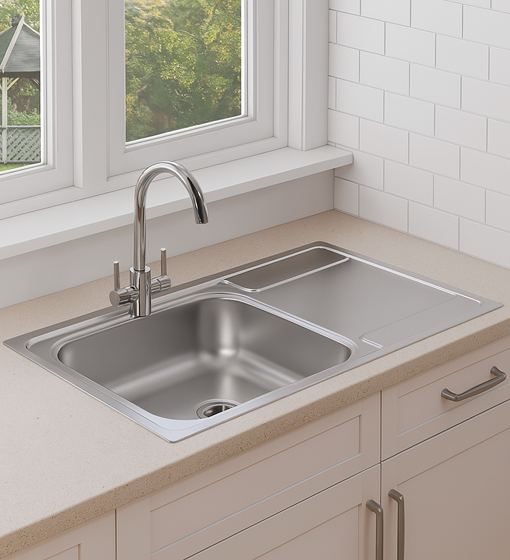 ΝΕΡΟΧΥΤΗΣ ΑΝΟΞΕΙΔΩΤΟΣ DONAU 194DE 79Χ50Χ16CM ΣΑΓΡΕ