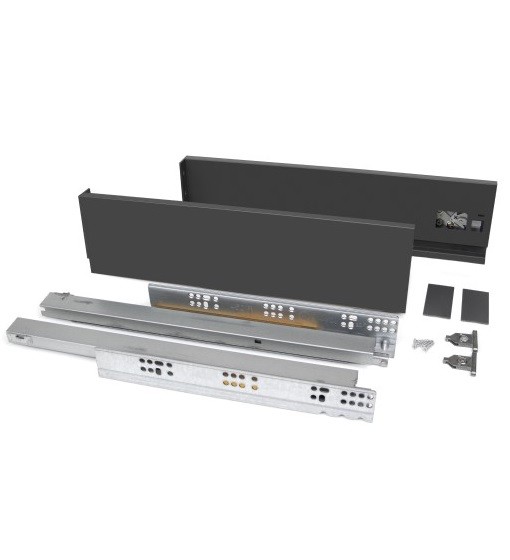 ΣΥΡΤΑΡΙ ΜΕ ΦΡΕΝΟ EMUCA VERTEX 3D 93X500MM ΑΝΘΡΑΚΙ