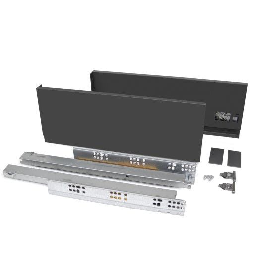 ΣΥΡΤΑΡΙ ΜΕ ΦΡΕΝΟ EMUCA VERTEX 3D 131X500MM ΑΝΘΡΑΚΙ