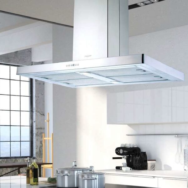 ΑΠΟΡΡΟΦΗΤΗΡΑΣ ΝΗΣΙΔΑ ISLAND AIRMAX PROFF LDI24 800m3/h 90CM ΙΝΟΧ