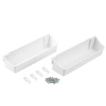 ΡΑΦΑΚΙ ΠΛΑΣΤΙΚΟ-ΘΗΚΗ ΜΠΑΧΑΡΙΚΩΝ EMUCA 8930315 ΣΕΤ 2ΤΜΧ ΠΛΑΣΤΙΚΟ ΛΕΥΚΟ