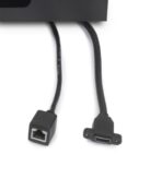 ΠΡΙΖΑ ΡΕΥΜΑΤΟΣ ΓΡΑΦΕΙΟΥ EMUCA ATOM 26 5039914 ME 2 ΣΟΥΚΟ, 1 USB, 1 HDMI, 1 USB-C & 1 RJ45 ΜΑΥΡΗ