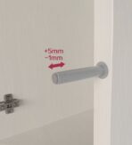 PUSH LATCH EMUCA 1900023 ΧΩΝΕΥΤΟ ΜΕ ΒΕΝΤΟΥΖΑ 70MM ΑΝΘΡΑΚΙ