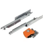 ΟΔΗΓΟΣ ΚΡΥΦΟΣ ΣΥΡΤΑΡΙΟΥ BLUM MOVENTO 760H ΜΕ ΦΡΕΝΟ ΚΑΙ TIP ON 100% ΑΝΟΙΓΜΑ