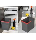 ΑΥΤΟΜΑΤΟ ΔΟΧΕΙΟ ΑΠΟΡΡΙΜΑΤΩΝ EMUCA 8199123 15L ΠΛΑΣΤΙΚΟ ΑΝΘΡΑΚΙ