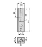 ΣΤΗΡΙΓΜΑ ΓΙΑ ΠΛΑΚΕ ΣΩΛΗΝΑ ΝΤΟΥΛΑΠΑΣ ΜΕ ΛΑΣΤΙΧΟ EMUCA ΑΡΙΣΤΕΡΟ & ΔΕΞΙ