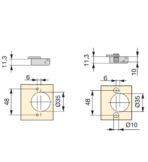ΜΕΝΤΕΣΕΣ EMUCA ΚΟΥΜΠΩΤΟΣ ΓΟΝΑΤΟ INOX ΜΕ ΤΑΚΑΚΙ ΔΙΠΛΗ ΡΥΘΜΙΣΗ