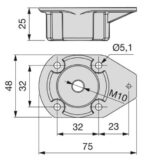 ΠΟΔΙ ΠΛΑΣΤΙΚΟ ΚΟΥΖΙΝΑΣ EMUCA ΔΙΑΙΡΟΥΜΕΝΟ ΜΑΥΡΟ