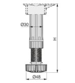 ΠΟΔΙ ΠΛΑΣΤΙΚΟ ΚΟΥΖΙΝΑΣ EMUCA ΔΙΑΙΡΟΥΜΕΝΟ ΜΑΥΡΟ