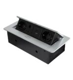 ΠΡΙΖΑ ΡΕΥΜΑΤΟΣ ΓΡΑΦΕΙΟΥ EMUCA ATOM 26 5039925 ME 2 ΣΟΥΚΟ, 1 USB, 1 HDMI, 1 USB-C & 1 RJ45 ΑΣΗΜΙ