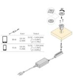 ΠΡΙΖΑ ΧΩΝΕΥΤΗ ΓΡΑΦΕΙΟΥ ΣΤΡΟΓΓΥΛΗ Φ-37ΜΜ ΜΕ 2 ΘΥΡΕΣ USB