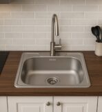 ΝΕΡΟΧΥΤΗΣ ΑΝΟΞΕΙΔΩΤΟΣ DONAU 141DE 46Χ37Χ16CM ΣΑΤΙΝΕ