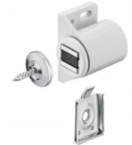 ΜΑΓΝΗΤΗΣ ΕΠΙΠΛΩΝ ΣΤΡΟΓΓΥΛΟΣ HAFELE ΜΕ ΜΕΤΑΛΛΙΚΟ ΑΝΤΙΚΡΥΣΜΑ ΚΑΙ ΡΕΓΟΥΛΑ