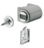 ΜΑΓΝΗΤΗΣ ΕΠΙΠΛΩΝ ΣΤΡΟΓΓΥΛΟΣ HAFELE ΜΕ ΜΕΤΑΛΛΙΚΟ ΑΝΤΙΚΡΥΣΜΑ ΚΑΙ ΡΕΓΟΥΛΑ