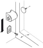 ΜΑΓΝΗΤΗΣ ΕΠΙΠΛΩΝ ΣΤΡΟΓΓΥΛΟΣ HAFELE ΜΕ ΜΕΤΑΛΛΙΚΟ ΑΝΤΙΚΡΥΣΜΑ ΚΑΙ ΡΕΓΟΥΛΑ