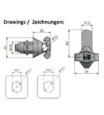 ΚΛΕΙΔΑΡΙΑ ΛΟΥΚΕΤΟΥ ΓΙΑ ΦΟΡΙΑΜΟΥΣ LEHMANN ART.140010031 ΝΙΚΕΛ