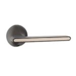 ΠΟΜΟΛΟ ΠΟΡΤΑΣ ΜΕ ΡΟΖΕΤΑ YALIS BJ84266 148X56MM ΜΑΥΡΟ ΜΕ ΙΝΟΧ