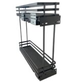 ΒΑΓΟΝΕΤΟ ΜΕ ΦΡΕΝΟ ΜΕ ΜΕΤΑΛΛΙΚΟ ΠΑΤΟ & ΑΝΤΙΟΛΙΣΘΗΤΙΚΟ ΧΑΛΑΚΙ FINETTO ΓΙΑ ΚΟΥΤΙ 15CM ΑΝΘΡΑΚΙ