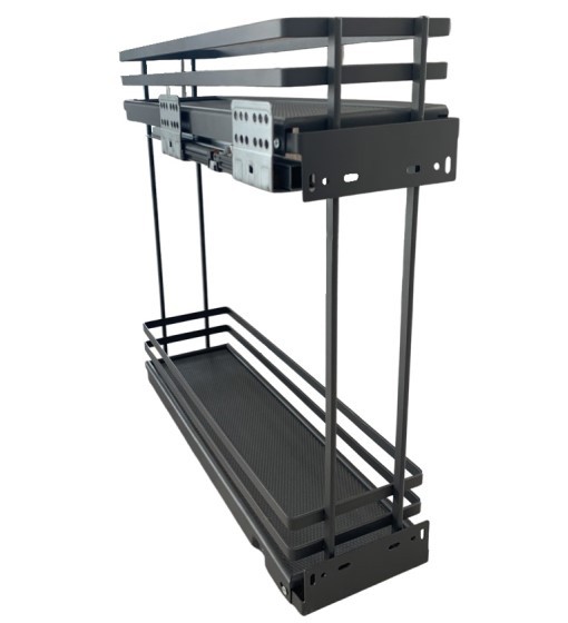 ΒΑΓΟΝΕΤΟ ΜΕ ΦΡΕΝΟ ΜΕ ΜΕΤΑΛΛΙΚΟ ΠΑΤΟ & ΑΝΤΙΟΛΙΣΘΗΤΙΚΟ ΧΑΛΑΚΙ FINETTO ΓΙΑ ΚΟΥΤΙ 15CM ΑΝΘΡΑΚΙ