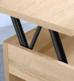 ΜΗΧΑΝΙΣΜΟΣ ΣΕΡΒΙΤΟΡΟΥ-ΑΝΥΨΩΣΗΣ ΤΡΑΠΕΖΙΟΥ ΜΕ ΑΜΟΡΤΙΣΕΡ EMUCA 4014414 ΜΑΥΡΟΣ