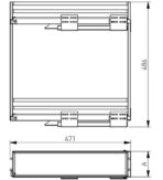 ΒΑΓΟΝΕΤΟ ΜΕ ΦΡΕΝΟ ΜΕ ΜΕΤΑΛΛΙΚΟ ΠΑΤΟ & ΑΝΤΙΟΛΙΣΘΗΤΙΚΟ ΧΑΛΑΚΙ FINETTO ΓΙΑ ΚΟΥΤΙ 15CM ΑΝΘΡΑΚΙ