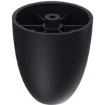 ΠΟΔΙ ΕΠΙΠΛΟΥ ΚΩΝΙΚΟ LEON 80ΜΜ ΜΑΥΡΟ