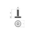 ΡΕΓΟΥΛΑΤΟΡΟΣ ΕΠΙΠΛΟΥ FLAT PERMO Μ8X25XΦ28MM