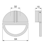 ΚΡΙΚΟΣ EMUCA 9361314 32ΜΜ ΜΑΥΡΟΣ