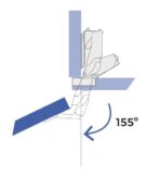 ΜΕΝΤΕΣΕΣ EMUCA ΚΟΥΜΠΩΤΟΣ ΓΩΝΙΑΚΟΣ 155ο ΜΕ ΦΡΕΝΟ INOX ΜΕ ΤΑΚΑΚΙ ΔΙΠΛΗ ΡΥΘΜΙΣΗ