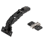 ΜΕΝΤΕΣΕΣ BLUM 71B755 ΚΟΥΜΠΩΤΟΣ ΜΕ ΦΡΕΝΟ ΓΩΝΙΑΚΟΣ 155 ΜΟΙΡΩΝ ΑΚΡΑΙΟΣ 16ΜΜ ONYX ΜΑΥΡΟΣ