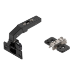 ΜΕΝΤΕΣΕΣ BLUM 79Β955 ΚΟΥΜΠΩΤΟΣ ΜΕ ΦΡΕΝΟ ΚΟΛΩΝΑΚΙ ONYX ΜΑΥΡΟΣ