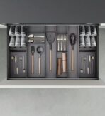 ΜΠΑΧΑΡΟΘΗΚΗ ORGANIZER ΜΕ ΚΛΙΣΗ EMUCA ORDERBOX 3069235 150X470MM ΑΝΘΡΑΚΙ