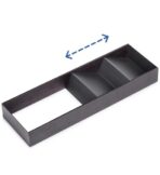 ΜΠΑΧΑΡΟΘΗΚΗ ORGANIZER ΜΕ ΚΛΙΣΗ EMUCA ORDERBOX 3069235 150X470MM ΑΝΘΡΑΚΙ