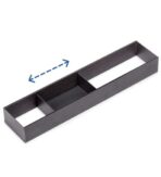 ΔΙΑΧΩΡΙΣΤΙΚΟ ORGANIZER EMUCA ORDERBOX 3069035 100X470MM ΑΝΘΡΑΚΙ