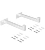 ΓΩΝΙΕΣ ΣΤΗΡΙΞΗΣ ΡΑΦΙΟΥ ΣΕΤ-2 ΤΕΜΑΧΙΩΝ EMUCA ΔΙΑΚΟΣΜΗΤΙΚΕΣ