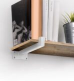 ΓΩΝΙΕΣ ΣΤΗΡΙΞΗΣ ΡΑΦΙΟΥ ΣΕΤ-2 ΤΕΜΑΧΙΩΝ EMUCA ΔΙΑΚΟΣΜΗΤΙΚΕΣ