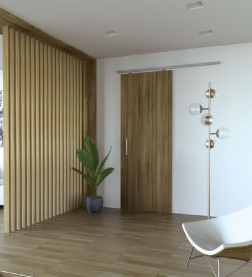 ΜΗΧΑΝΙΣΜΟΣ ΣΥΡΟΜΕΝΗΣ ΕΞΩΤΕΡΙΚΗΣ ΞΥΛΙΝΗΣ ΠΟΡΤΑΣ TERNO SCORREVOLI CLASSIC FLUID ΜΕ ΦΡΕΝΟ 50KG