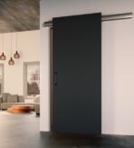 ΜΗΧΑΝΙΣΜΟΣ ΣΥΡΟΜΕΝΗΣ ΕΞΩΤΕΡΙΚΗΣ ΞΥΛΙΝΗΣ ΠΟΡΤΑΣ TERNO SCORREVOLI DIVA FLUID ΜΕ ΦΡΕΝΟ 2000MM 80KG