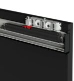 ΜΗΧΑΝΙΣΜΟΣ ΣΥΡΟΜΕΝΗΣ ΕΞΩΤΕΡΙΚΗΣ ΞΥΛΙΝΗΣ ΠΟΡΤΑΣ TERNO SCORREVOLI DIVA FLUID ΜΕ ΦΡΕΝΟ 2000MM 80KG