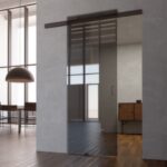 ΜΗΧΑΝΙΣΜΟΣ ΣΥΡΟΜΕΝΗΣ ΕΞΩΤΕΡΙΚΗΣ ΓΥΑΛΙΝΗΣ ΠΟΡΤΑΣ TERNO SCORREVOLI DIVA VETRO FLUID ΜΕ ΦΡΕΝΟ 2000MM 80KG