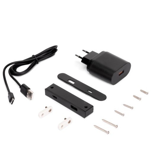 ΠΡΙΖΑ ΡΕΥΜΑΤΟΣ ΓΡΑΦΕΙΟΥ EMUCA LINKY 5049417 ME 1 USB & 1 USB-C 5V DC 2A 10W ΜΑΥΡΗ