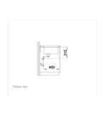 ΝΕΡΟΧΥΤΗΣ ΥΠΟΚΑΘΗΜΕΝΟΣ BLANCO SUBLINE-500-U ΑΠΟ ΓΡΑΝΙΤΗ 53X46CM