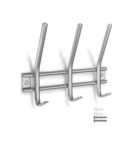 ΚΡΕΜΑΣΤΡΑ ΤΟΙΧΟΥ ΑΠΟ ΑΝΟΞΕΙΔΩΤΟ ΑΤΣΑΛΙ ΜΕ 3 ΔΙΠΛΟΥΣ ΓΑΝΤΖΟΥΣ INOFIX 3718 150x220x68MM