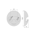 ΚΡΕΜΑΣΤΡΑ ΠΑΙΔΙΚΗ EMUCA NAPIER ΠΛΑΣΤΙΚΗ ΜΑΥΡΗ