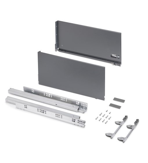 ΣΥΡΤΑΡΙ ΜΕ ΦΡΕΝΟ EMUCA VERTEX 3D 242X500MM ΑΝΘΡΑΚΙ